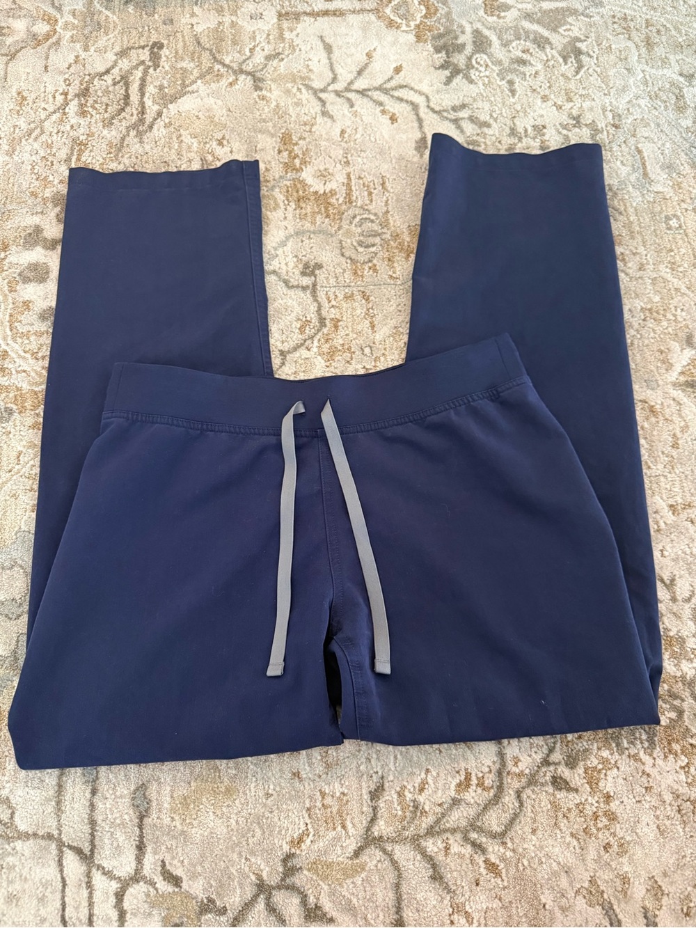 FIGS Navy Blue Livingston Straight Leg Scrub Pants Small Petite